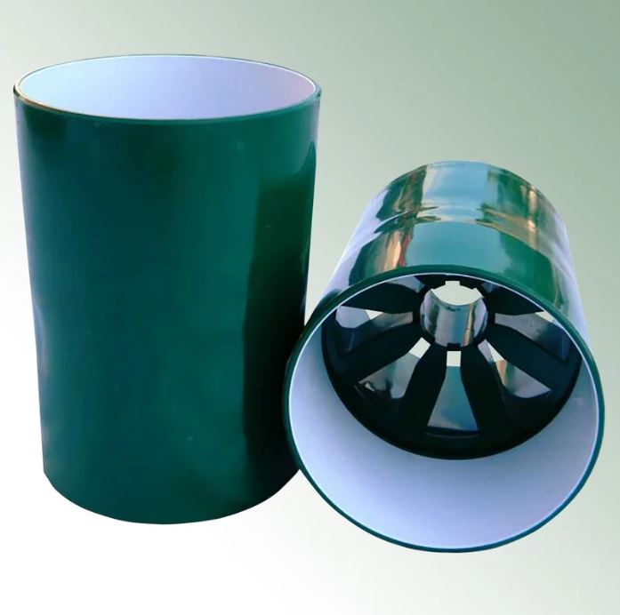 USA Green & White Plastic Holecup